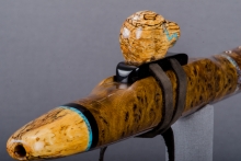 Tropical Ironwood Burl  Native American Flute, Minor, Mid G-4, #J38F